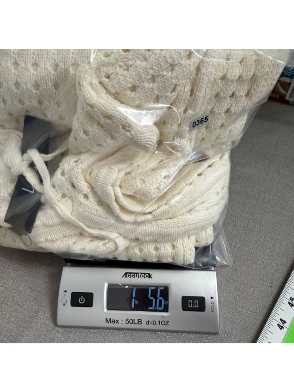 NWT Lulus Sunshine Babe Ivory Knit Crochet Midi Sweater Dress Retro Chic Large - Picture 16 of 16